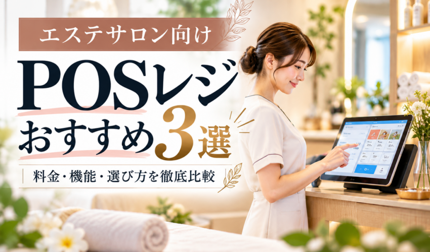 エステサロン向けPOSレジおすすめ3選｜料金・機能・選び方を比較するサロンスタッフとタブレット型POSレジ