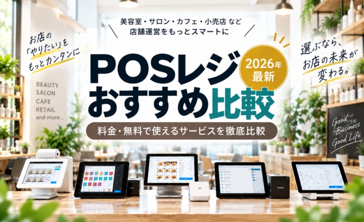 POSレジおすすめ比較2026年最新版｜料金・無料プラン・機能・業種別の選び方