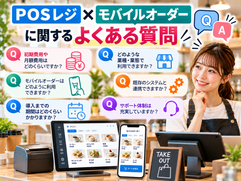 POSレジ×モバイルオーダーに関するよくある質問