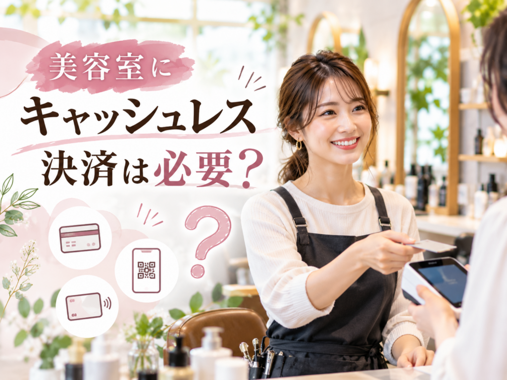 美容室にキャッシュレス決済は必要？クレジットカード・QRコード決済の導入イメージ
