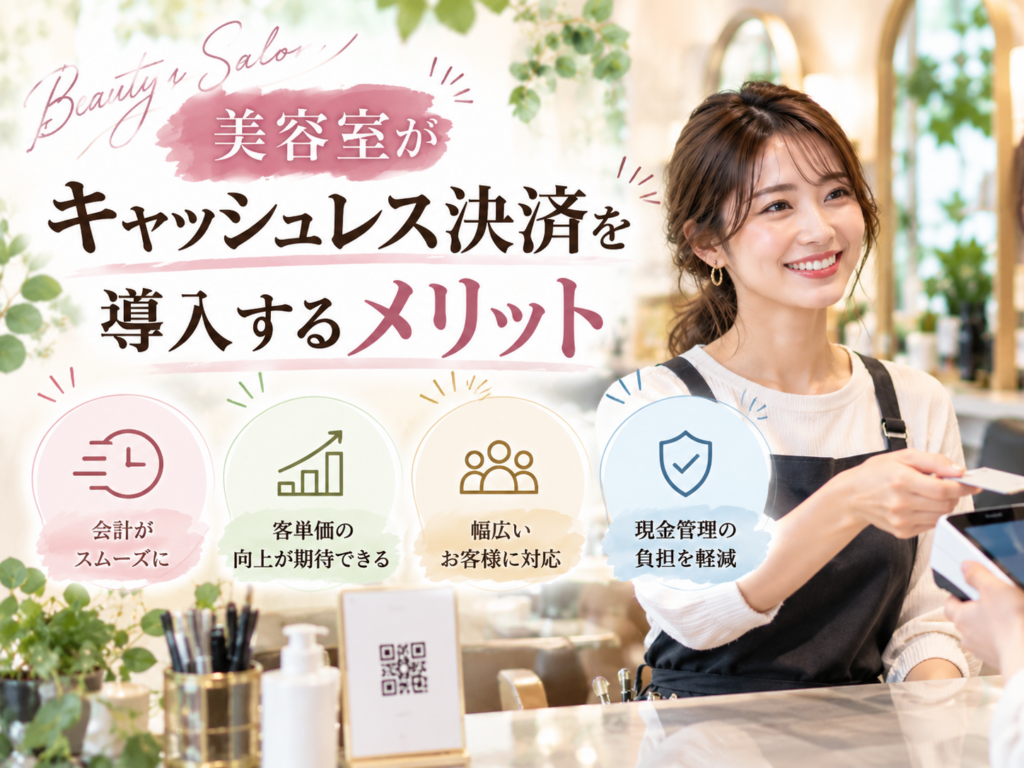 美容室がキャッシュレス決済を導入するメリット｜会計効率化や顧客の利便性向上