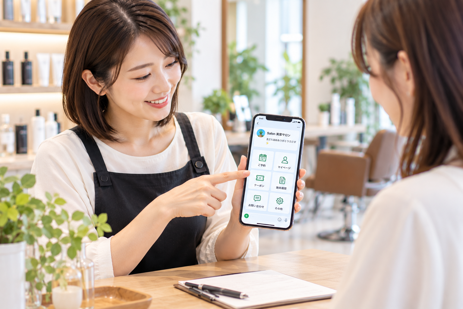 サロン向けLINE・顧客管理