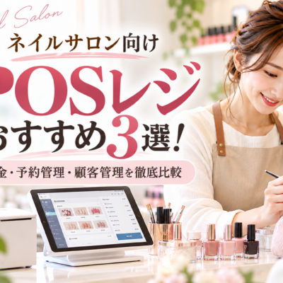ネイルサロン向けPOSレジおすすめ3選｜料金・予約管理・顧客管理を比較
