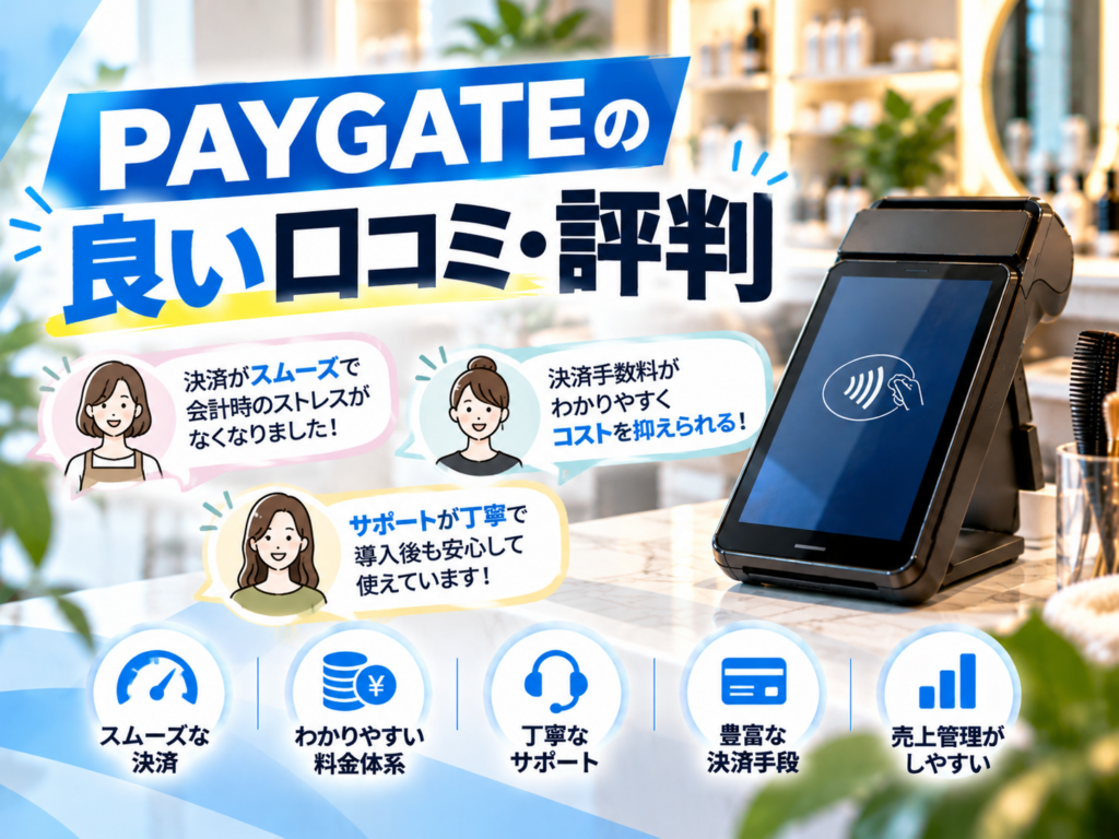 PAYGATEの良い口コミ・評判｜決済のスムーズさ・豊富な決済方法・サポート体制・売上管理のメリットを紹介