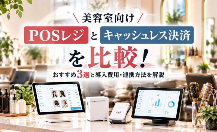 美容室向けPOSレジとキャッシュレス決済を比較|おすすめ3選・導入費用・連携方法を解説