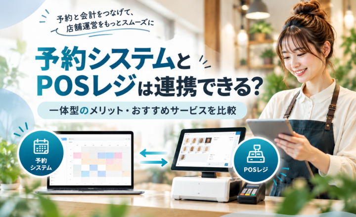 予約システムとPOSレジの連携・一体型サービスを比較
