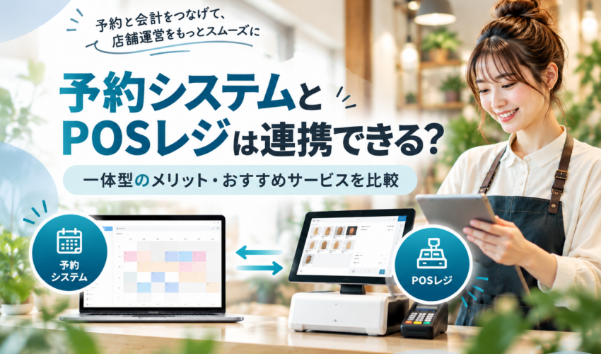 予約システムとPOSレジの連携・一体型サービスを比較