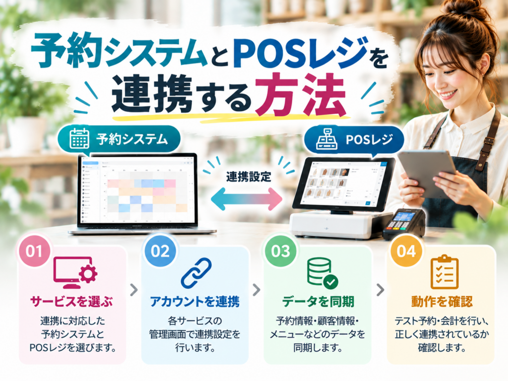 予約システムとPOSレジを連携する方法と設定手順