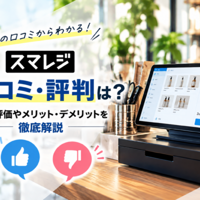 スマレジの口コミ・評判を徹底解説｜悪い評価やメリット・デメリットを紹介するPOSレジ比較記事