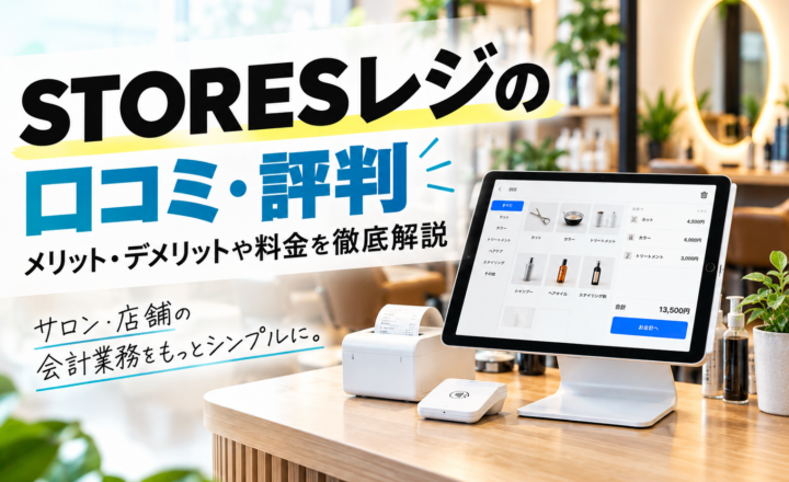 STORESレジの口コミ・評判を徹底解説|メリット・デメリットや料金、使いやすさを紹介するPOSレジ