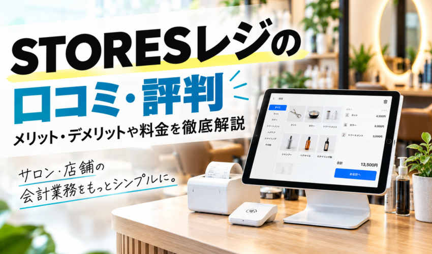 STORESレジの口コミ・評判を徹底解説｜メリット・デメリットや料金、使いやすさを紹介するPOSレジ